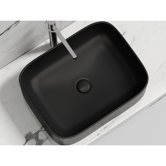 Раковина-чаша Ceramicanova Element 50 см CN6052MB, чёрный матовый фото 6