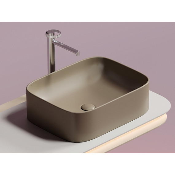 Раковина-чаша Ceramicanova Element 50 см CN6052MC, капучино матовый фото 3