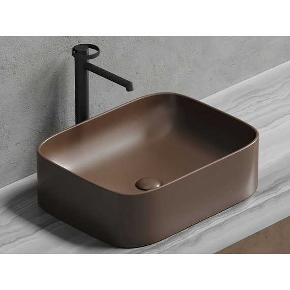 Раковина-чаша Ceramicanova Element 50 см CN6052MDB, тёмно-коричневый матовый фото 8