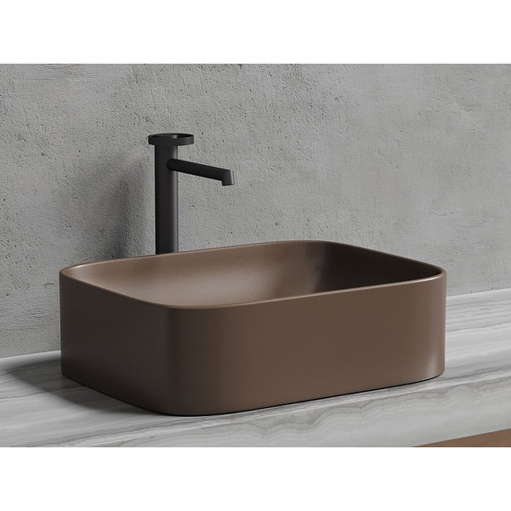Раковина-чаша Ceramicanova Element 50 см CN6052MDB, тёмно-коричневый матовый фото 10