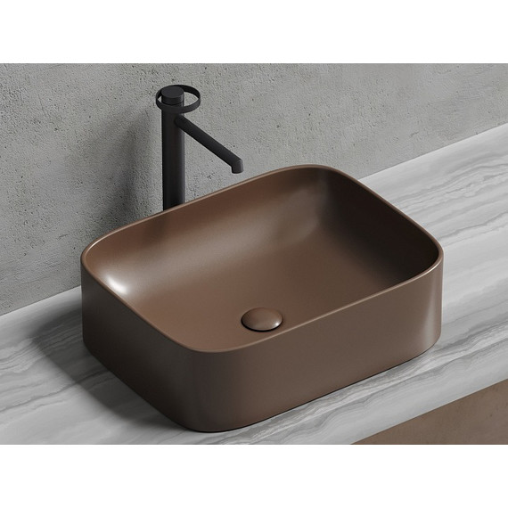 Раковина-чаша Ceramicanova Element 50 см CN6052MDB, тёмно-коричневый матовый фото 5