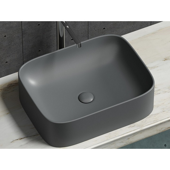 Раковина-чаша Ceramicanova Element 50 см CN6052MDH, тёмный антрацит матовый фото 6
