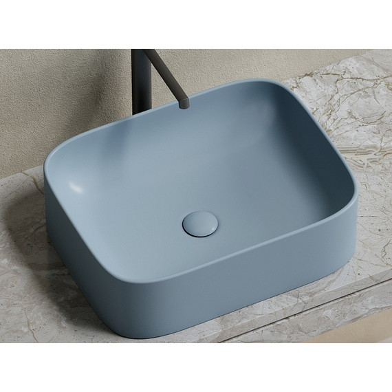 Раковина-чаша Ceramicanova Element 50 см CN6052MHL, серо-голубой матовый фото 6