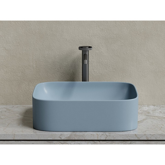 Раковина-чаша Ceramicanova Element 50 см CN6052MHL, серо-голубой матовый фото 9