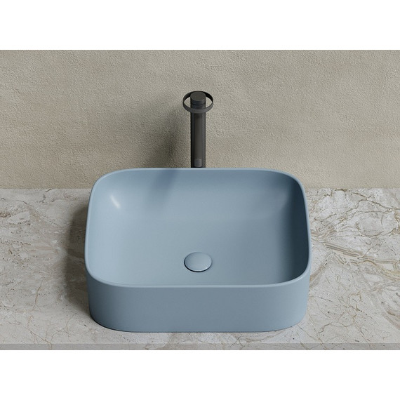 Раковина-чаша Ceramicanova Element 50 см CN6052MHL, серо-голубой матовый фото 3