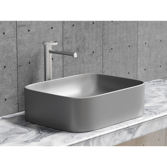 Раковина-чаша Ceramicanova Element 50 см CN6052MH, антрацит матовый фото 2