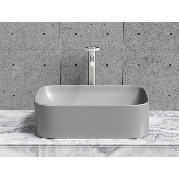 Раковина-чаша Ceramicanova Element 50 см CN6052MH, антрацит матовый фото 3