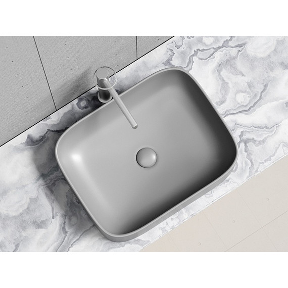 Раковина-чаша Ceramicanova Element 50 см CN6052MH, антрацит матовый фото 6