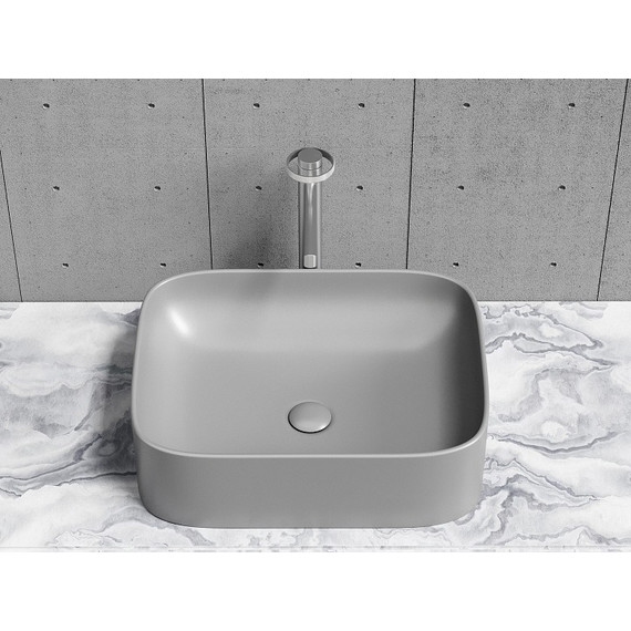 Раковина-чаша Ceramicanova Element 50 см CN6052MH, антрацит матовый фото 7