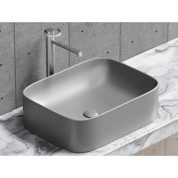 Раковина-чаша Ceramicanova Element 50 см CN6052MH, антрацит матовый фото 8