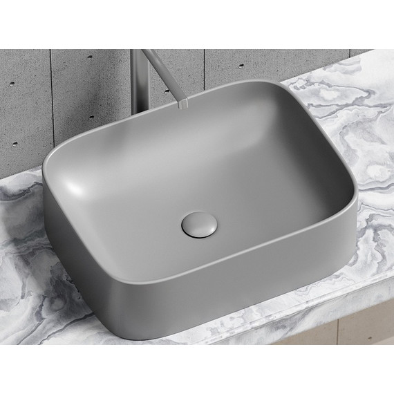 Раковина-чаша Ceramicanova Element 50 см CN6052MH, антрацит матовый фото 9