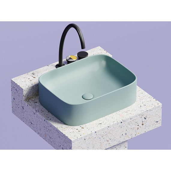 Раковина-чаша Ceramicanova Element 50 см CN6052MLG, зелёный матовый фото 3