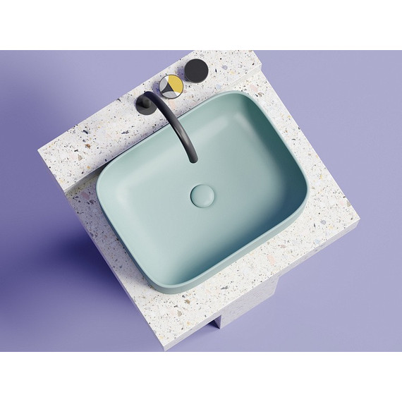 Раковина-чаша Ceramicanova Element 50 см CN6052MLG, зелёный матовый фото 4