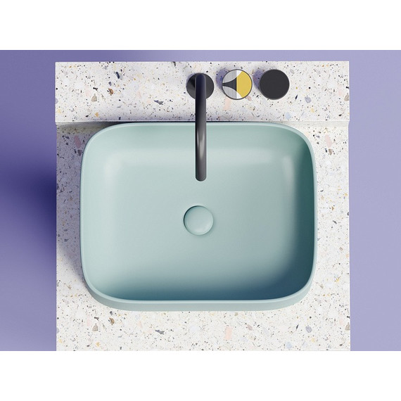 Раковина-чаша Ceramicanova Element 50 см CN6052MLG, зелёный матовый фото 7