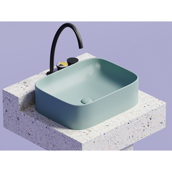 Раковина-чаша Ceramicanova Element 50 см CN6052MLG, зелёный матовый фото 8