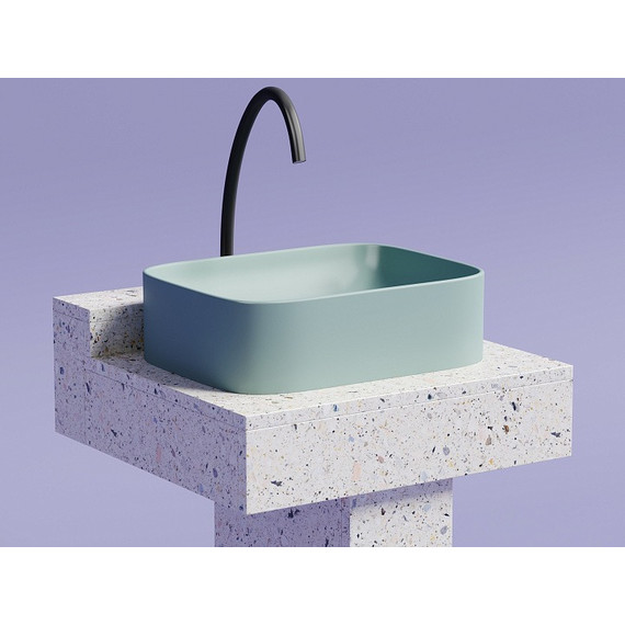 Раковина-чаша Ceramicanova Element 50 см CN6052MLG, зелёный матовый фото 9