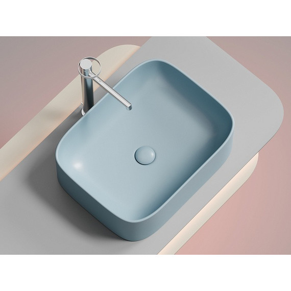 Раковина-чаша Ceramicanova Element 50 см CN6052ML, голубой матовый фото 7