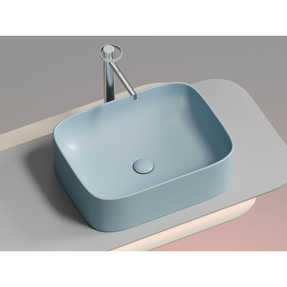 Раковина-чаша Ceramicanova Element 50 см CN6052ML, голубой матовый фото 3