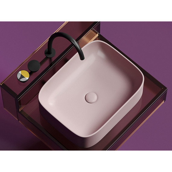 Раковина-чаша Ceramicanova Element 50 см CN6052MP, розовый матовый фото 5