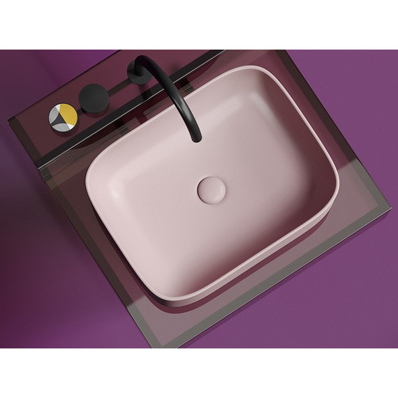 Раковина-чаша Ceramicanova Element 50 см CN6052MP, розовый матовый фото 7