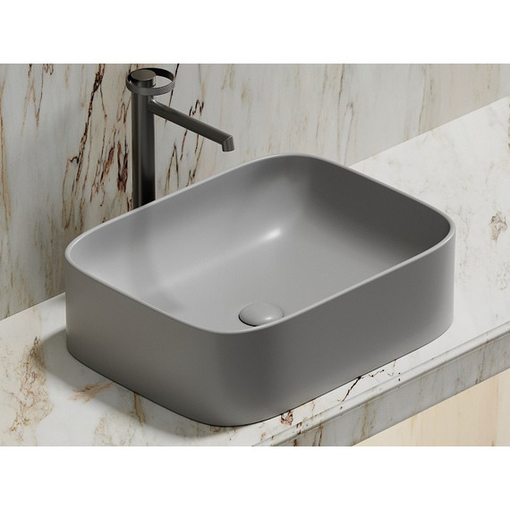 Раковина-чаша Ceramicanova Element 50 см CN6052MSG, серый матовый фото 6