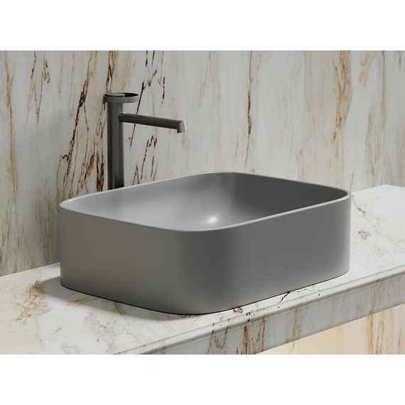 Раковина-чаша Ceramicanova Element 50 см CN6052MSG, серый матовый фото 9
