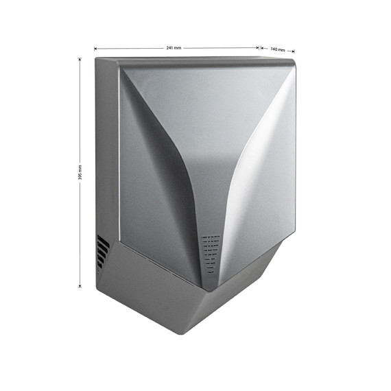 Сушилка для рук GFmark 6860s, цвет серебро фото 2