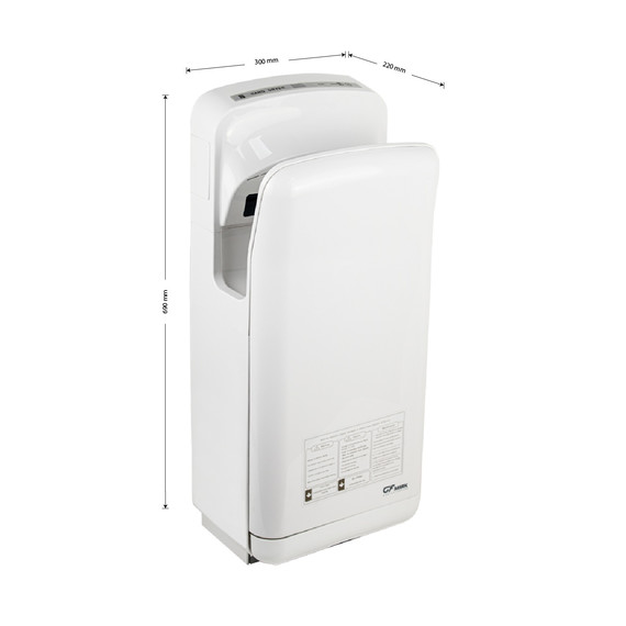 Сушилка для рук GFmark 6988, цвет белый фото 9