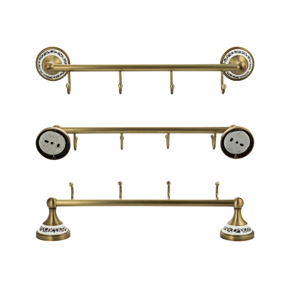 Набор крючков Brimix 94205, цвет бронза фото 3