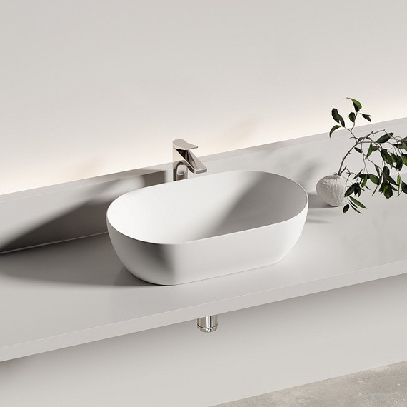 Раковина-чаша Ceramicanova Twist 50 см CN12001MW, белый матовый фото 6