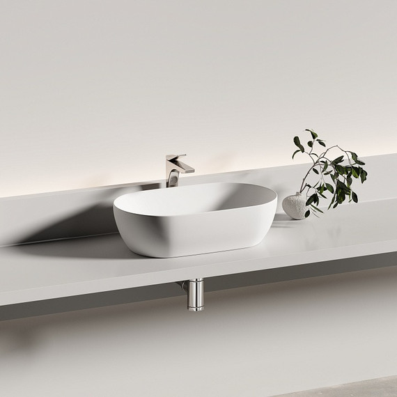 Раковина-чаша Ceramicanova Twist 50 см CN12001MW, белый матовый фото 7