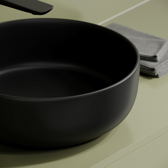 Раковина-чаша Ceramicanova Taycan 37 см CN12003MB, чёрный матовый фото 2