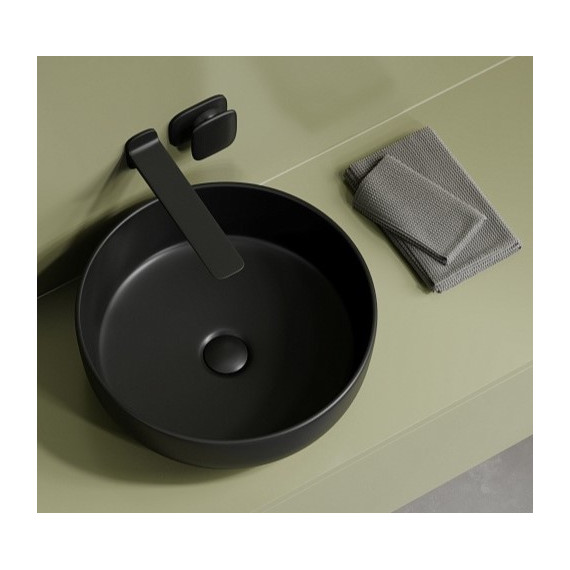 Раковина-чаша Ceramicanova Taycan 37 см CN12003MB, чёрный матовый фото 