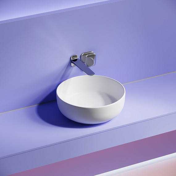 Раковина-чаша Ceramicanova Taycan 37 см CN12003MW, белый матовый фото 3