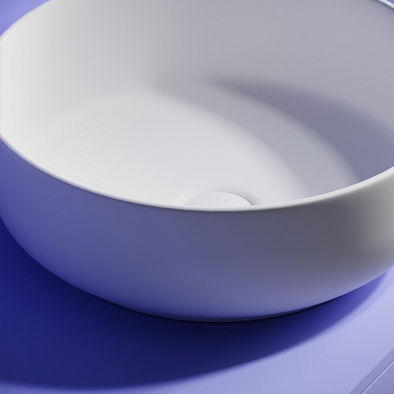 Раковина-чаша Ceramicanova Taycan 37 см CN12003MW, белый матовый фото 5