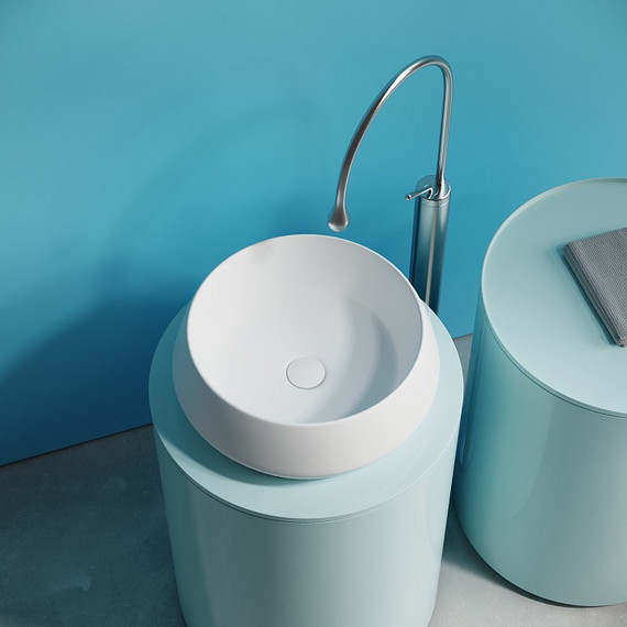 Раковина-чаша Ceramicanova Maya 40 см CN12004MW, белый матовый фото 3