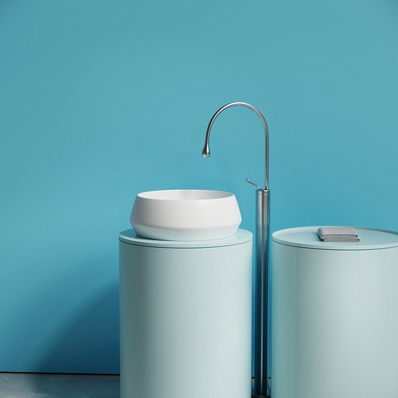 Раковина-чаша Ceramicanova Maya 40 см CN12004MW, белый матовый фото 4