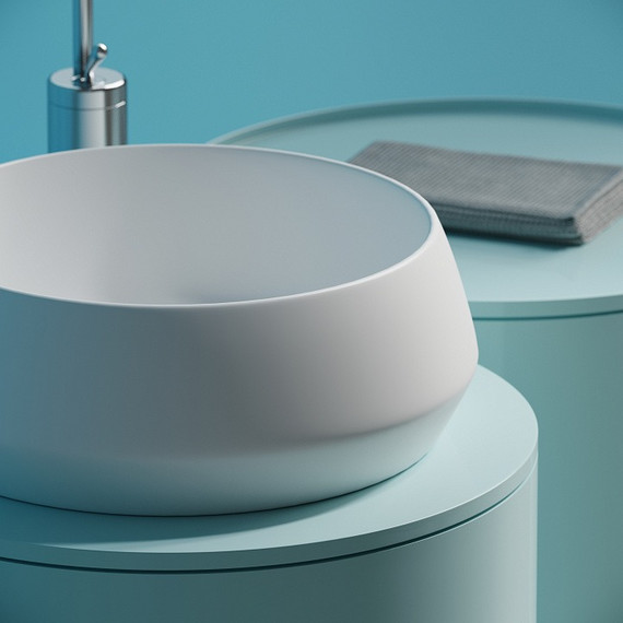 Раковина-чаша Ceramicanova Maya 40 см CN12004MW, белый матовый фото 2