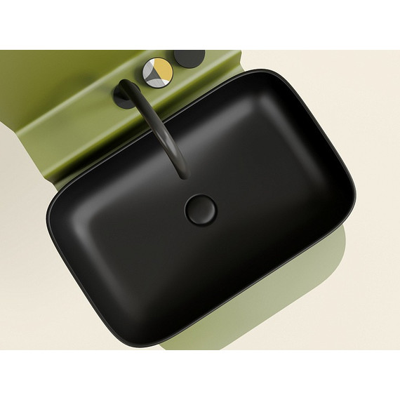 Раковина-чаша Ceramicanova Element 60 см CN6053MB, чёрный матовый фото 2