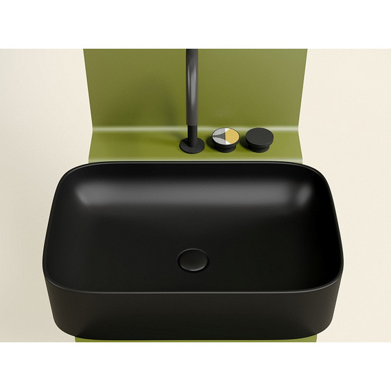 Раковина-чаша Ceramicanova Element 60 см CN6053MB, чёрный матовый фото 3