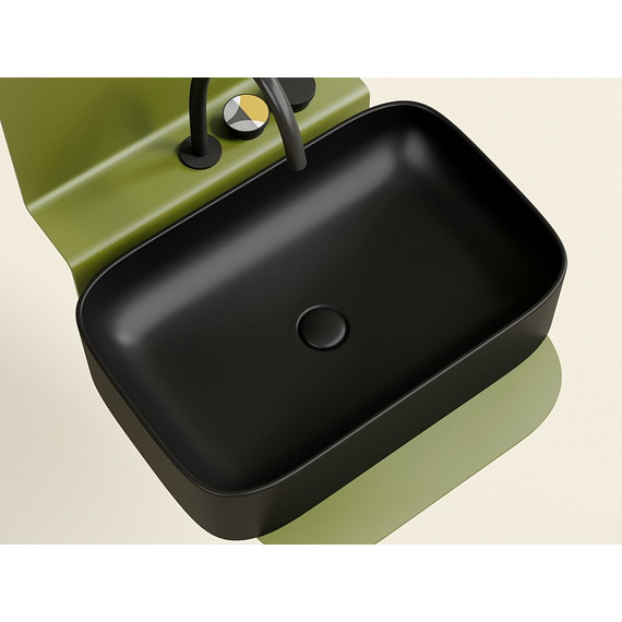 Раковина-чаша Ceramicanova Element 60 см CN6053MB, чёрный матовый фото 4