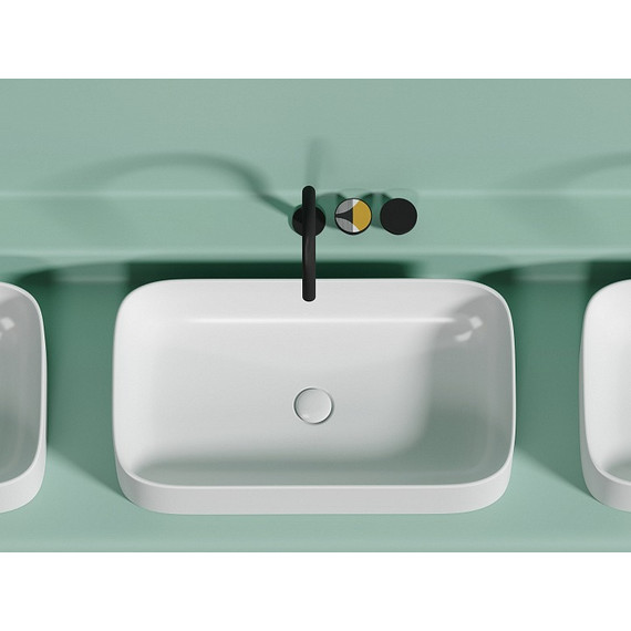 Раковина-чаша Ceramicanova Element 70 см CN6054MW, белый матовый фото 4