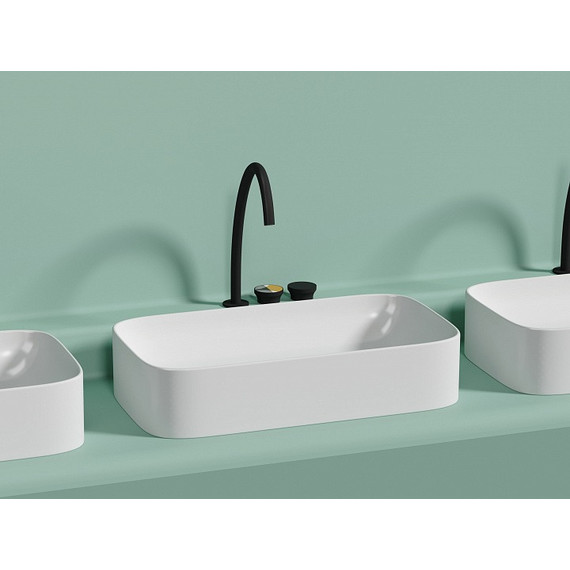 Раковина-чаша Ceramicanova Element 70 см CN6054MW, белый матовый фото 5