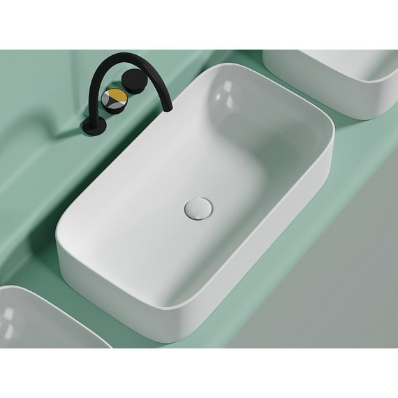 Раковина-чаша Ceramicanova Element 70 см CN6054MW, белый матовый фото 6