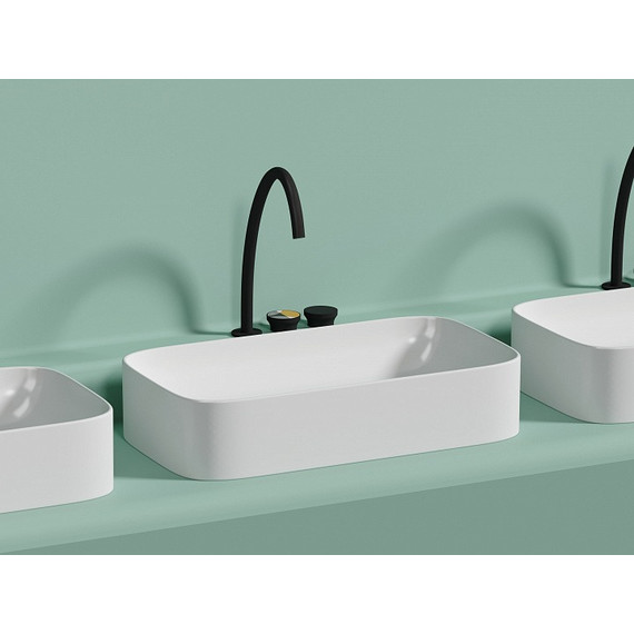 Раковина-чаша Ceramicanova Element 70 см CN6054MW, белый матовый фото 8