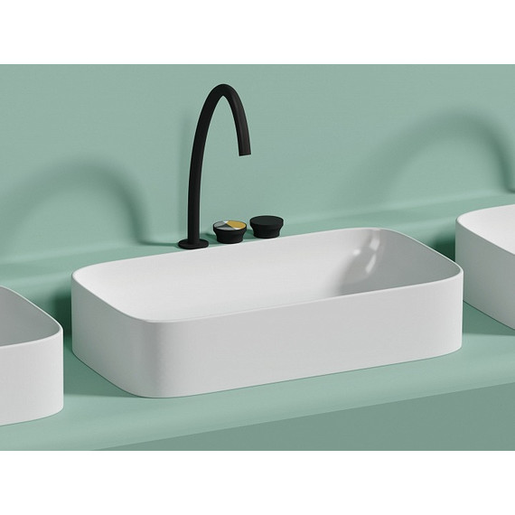 Раковина-чаша Ceramicanova Element 70 см CN6054MW, белый матовый фото 9