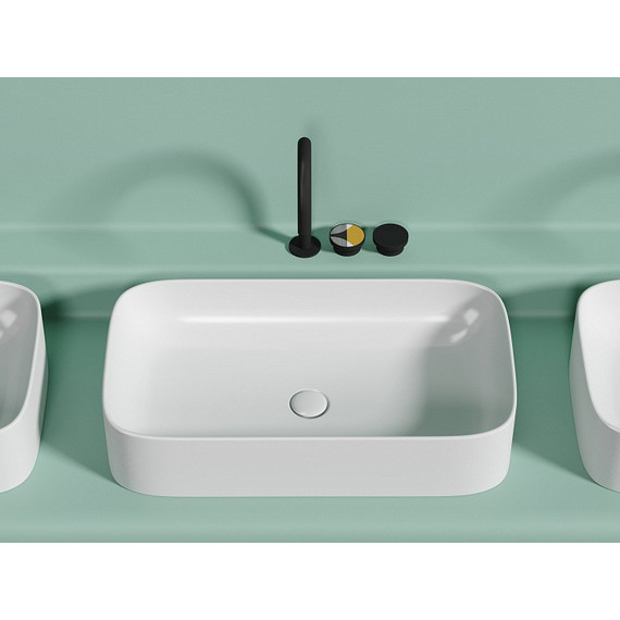 Раковина-чаша Ceramicanova Element 70 см CN6054MW, белый матовый фото 2