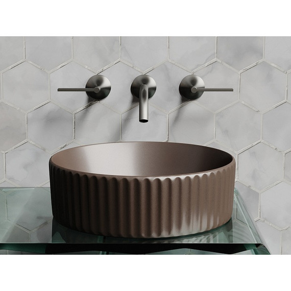 Раковина-чаша Ceramicanova Element 36 см CN6057MDB, тёмно-коричневый матовый фото 2