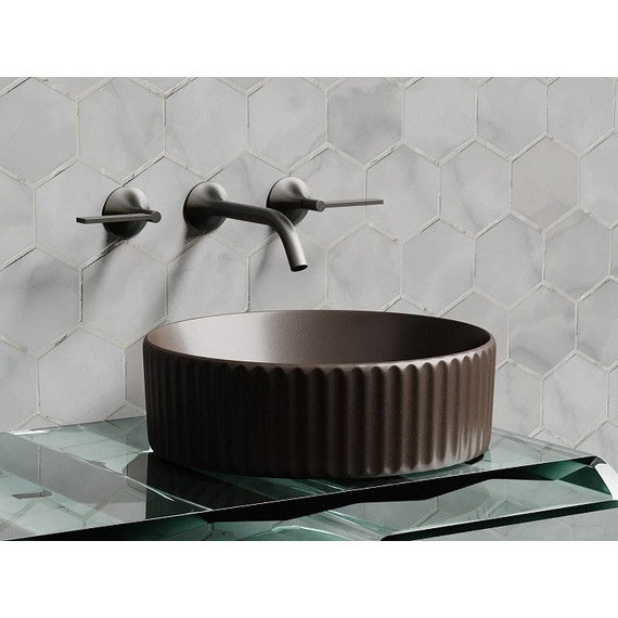 Раковина-чаша Ceramicanova Element 36 см CN6057MDB, тёмно-коричневый матовый фото 4