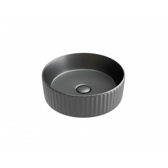 Раковина-чаша Ceramicanova Element 36 см CN6057MDH, тёмный антрацит матовый фото 7